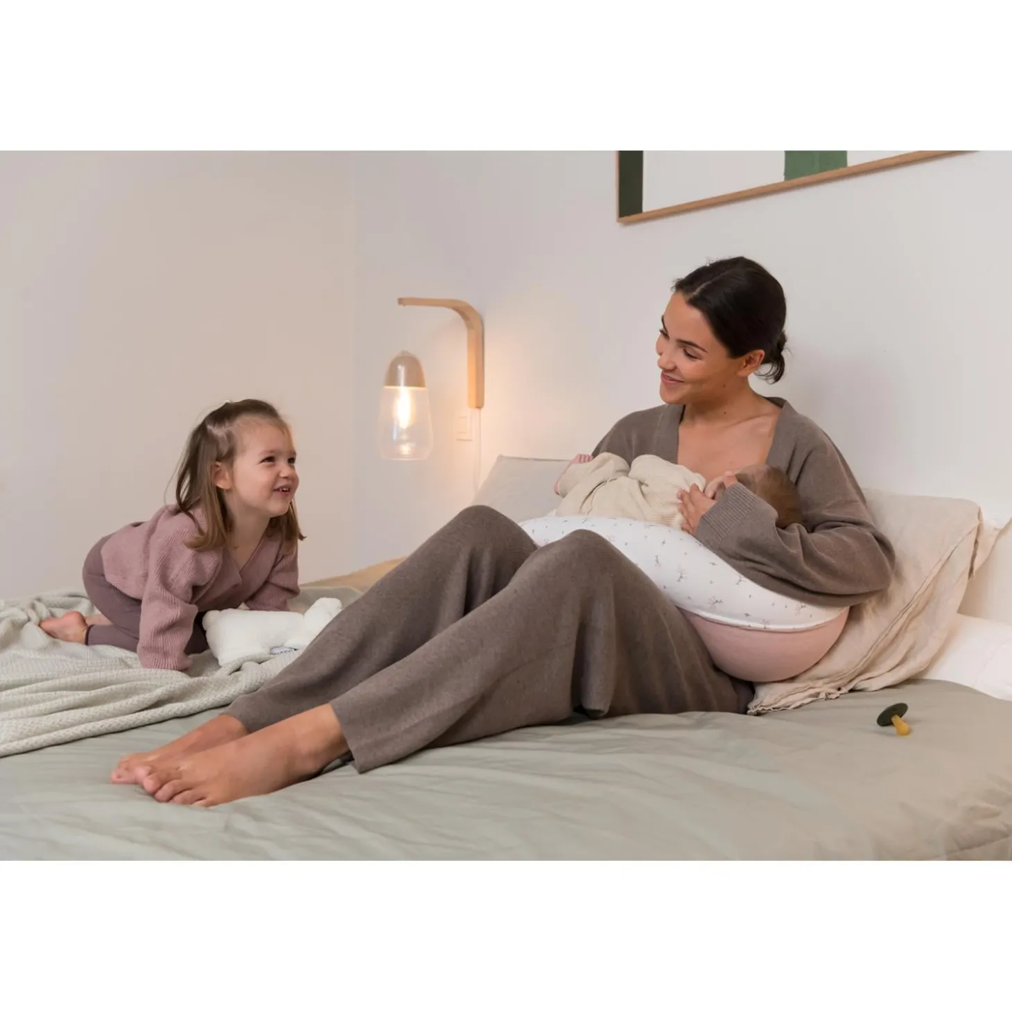 Doomoo Coussin de maternité Buddy Flower Pink
