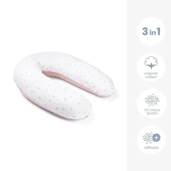 Doomoo Coussin de maternité Buddy Flower Pink