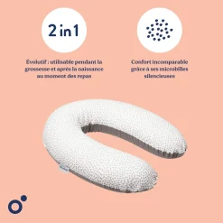 Doomoo                    Coussin de maternité Buddy    Risotto Taupe