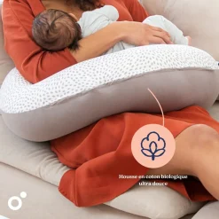 Doomoo                    Coussin de maternité Buddy    Risotto Taupe