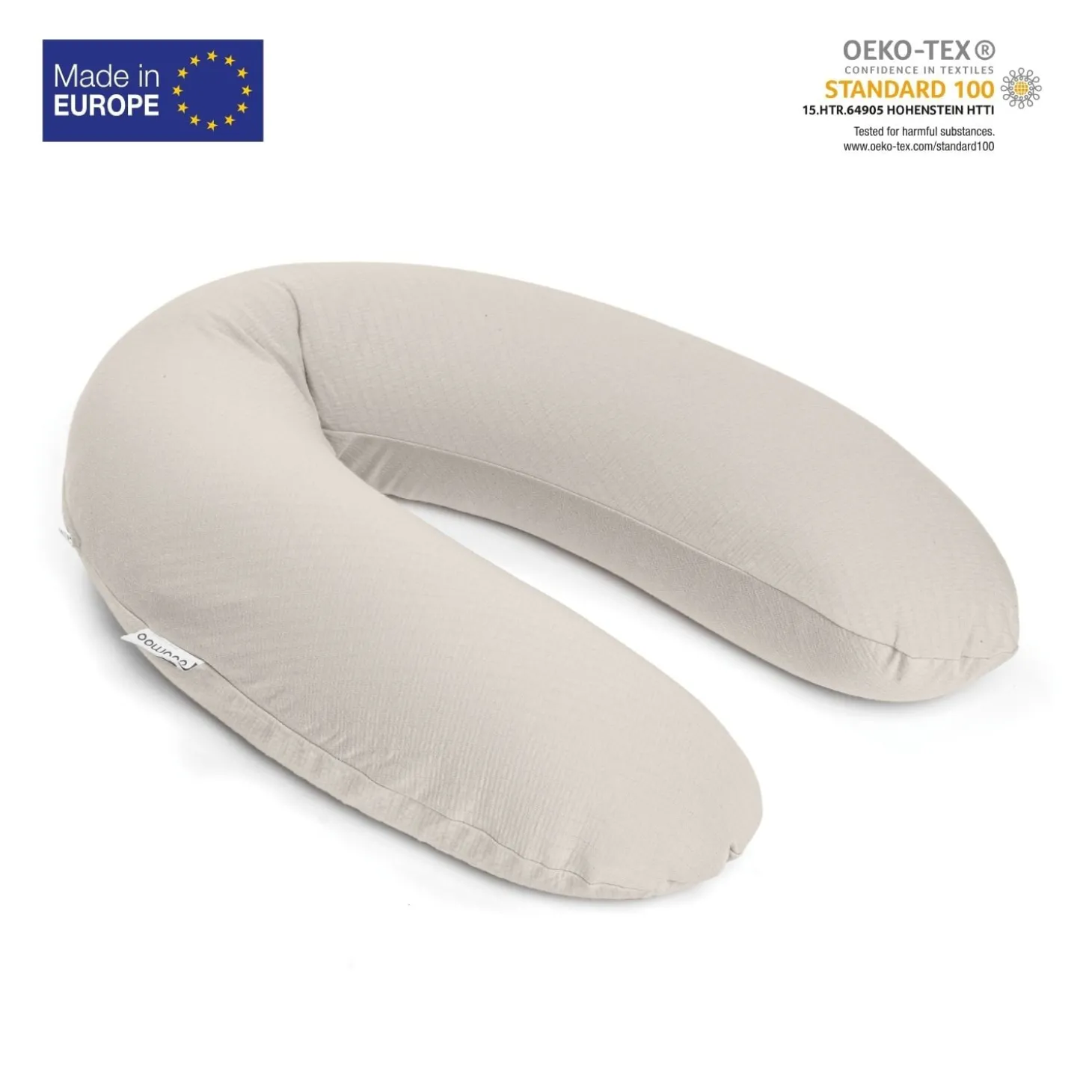 Doomoo Coussin de maternité Buddy Tetra Jersey Sand