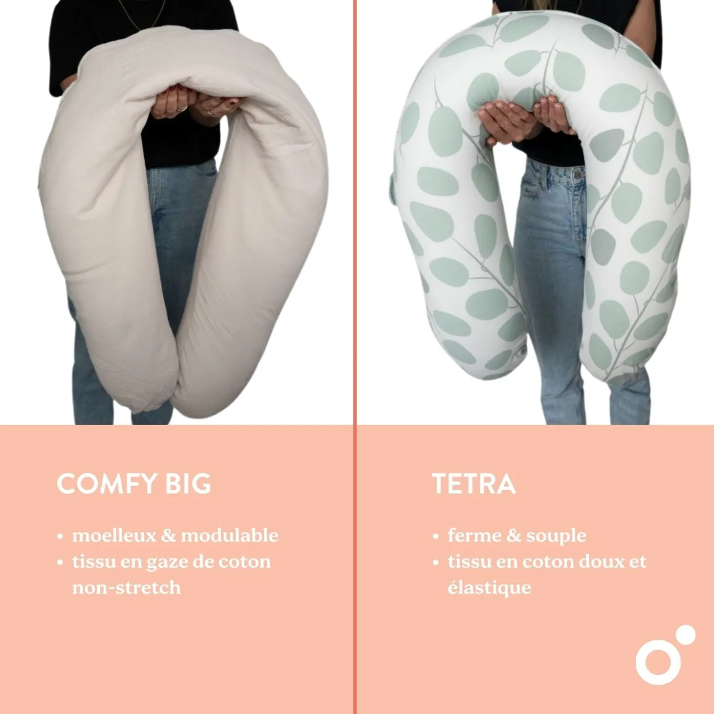 Doomoo Coussin de maternité Buddy Tetra Jersey Green