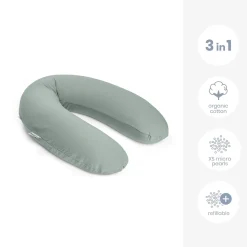 Doomoo Coussin de maternité Buddy Tetra Jersey Green