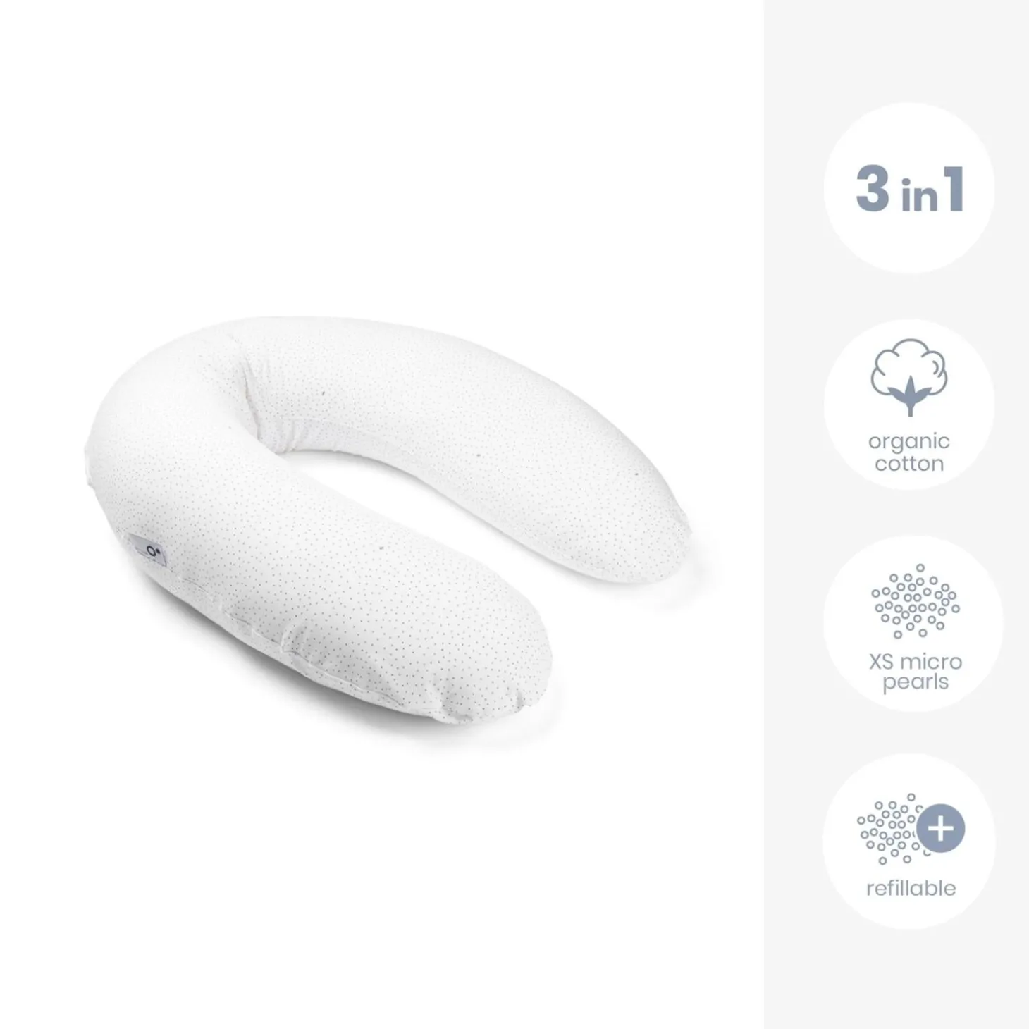 Doomoo Coussin de maternité Buddy Gris