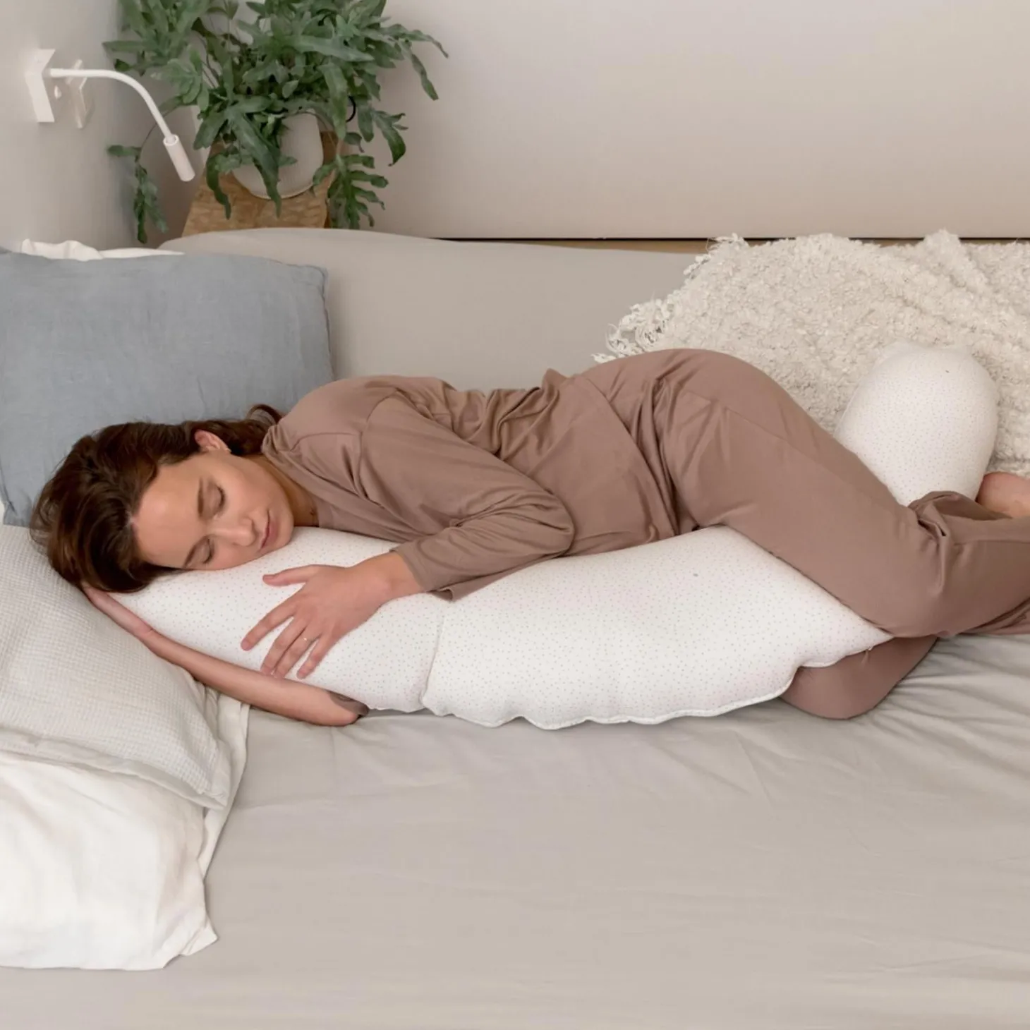 Doomoo Coussin de maternité Buddy Gris