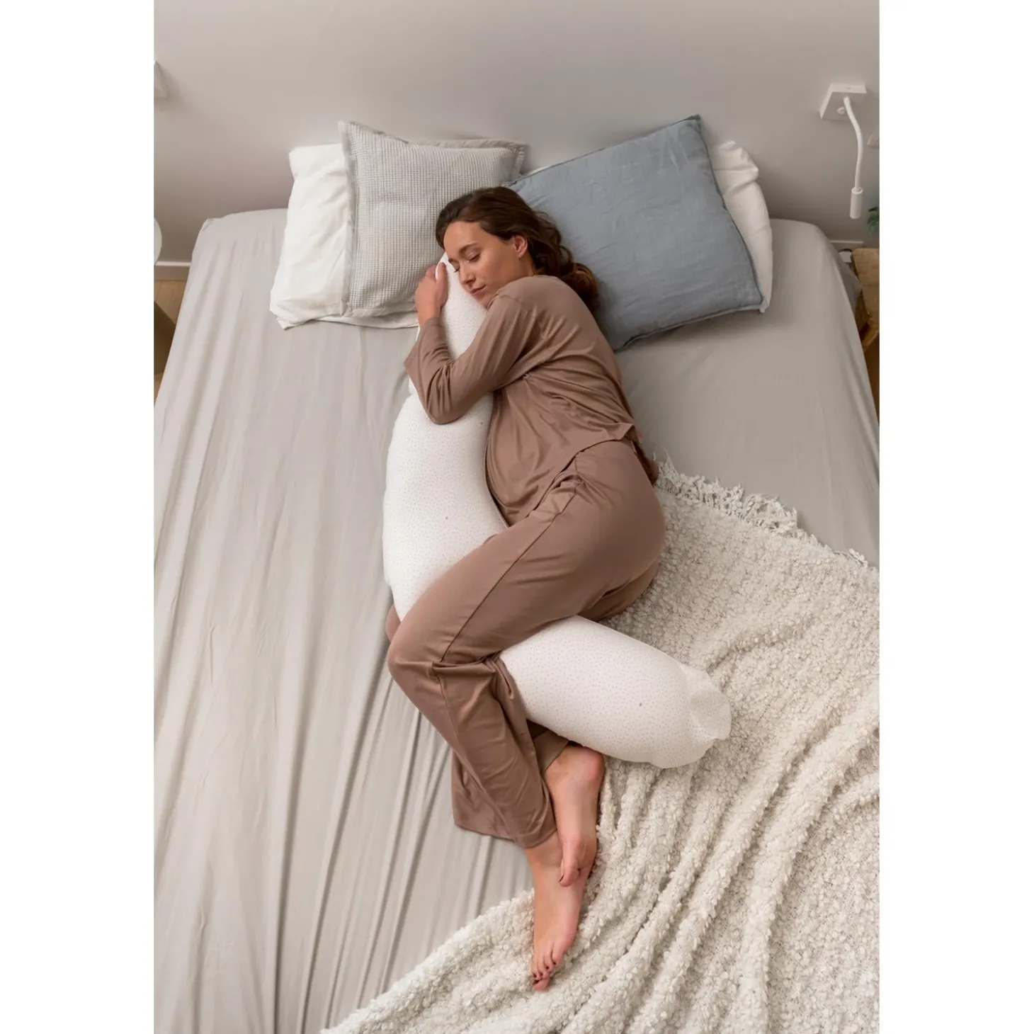 Doomoo Coussin de maternité Buddy Gris