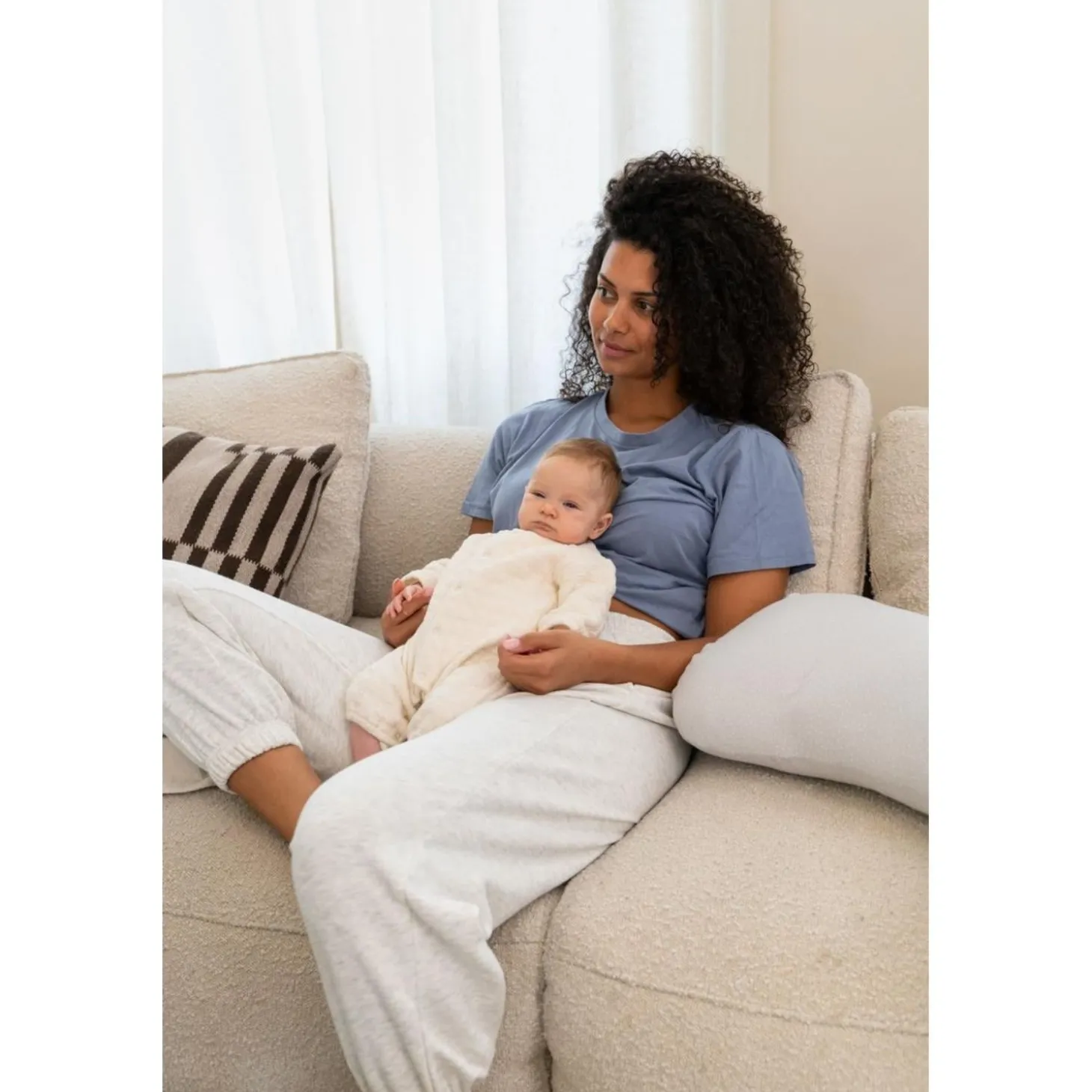 Doomoo Coussin maxxy Little Dots Gris