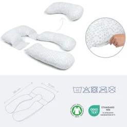 Doomoo                    Coussin maxxy    Mini Leaves Vert
