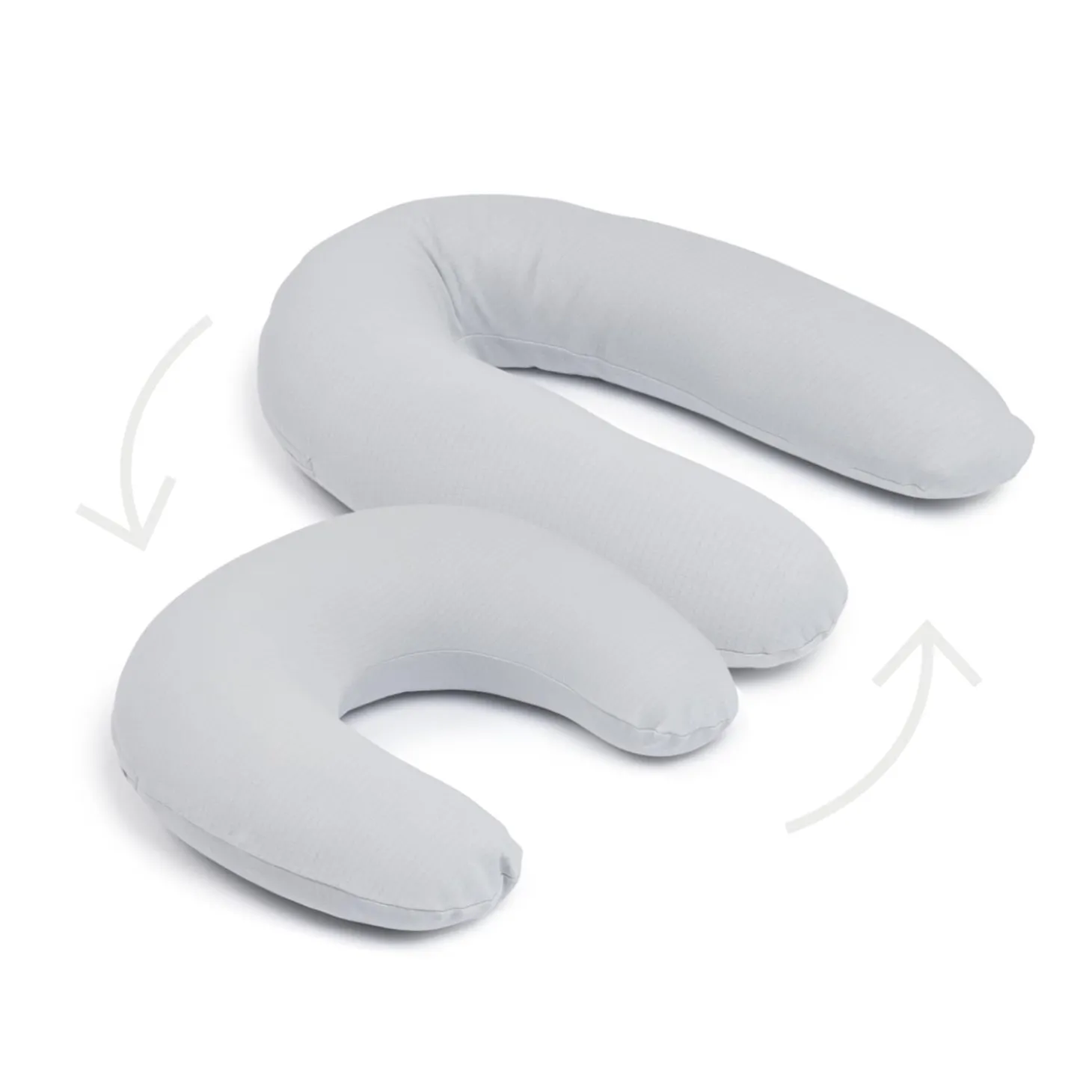 Doomoo Coussin twisty 2en1 Gris