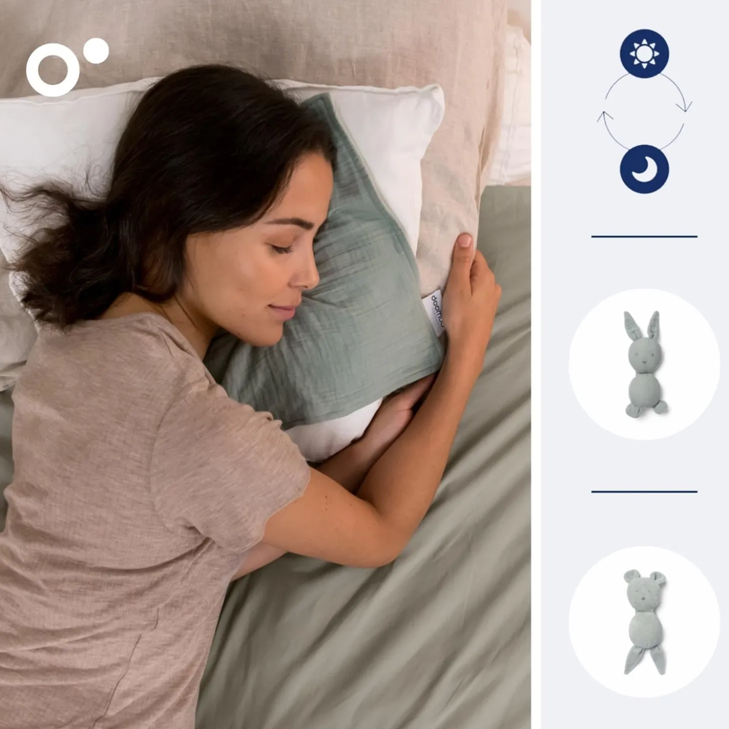 Doomoo Doudou you&me Green