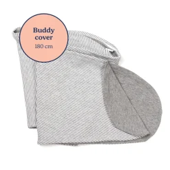 Doomoo                    Housse coussin de maternité Buddy    Classic Grey
