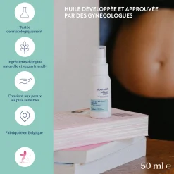 Doomoo                    Huile de Massage Perinee    Blanc
