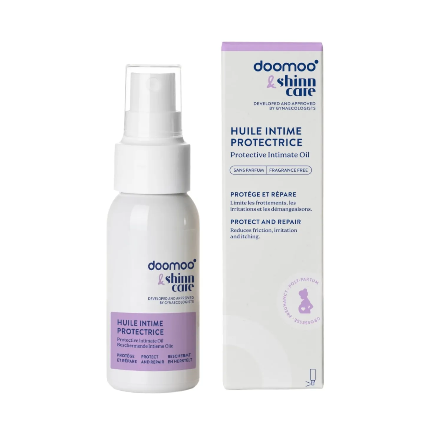Doomoo Huile Intime Protectrice Blanc