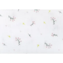 Doomoo                    Lot de 3 langes gaze de coton    Lovely Flower Pink
