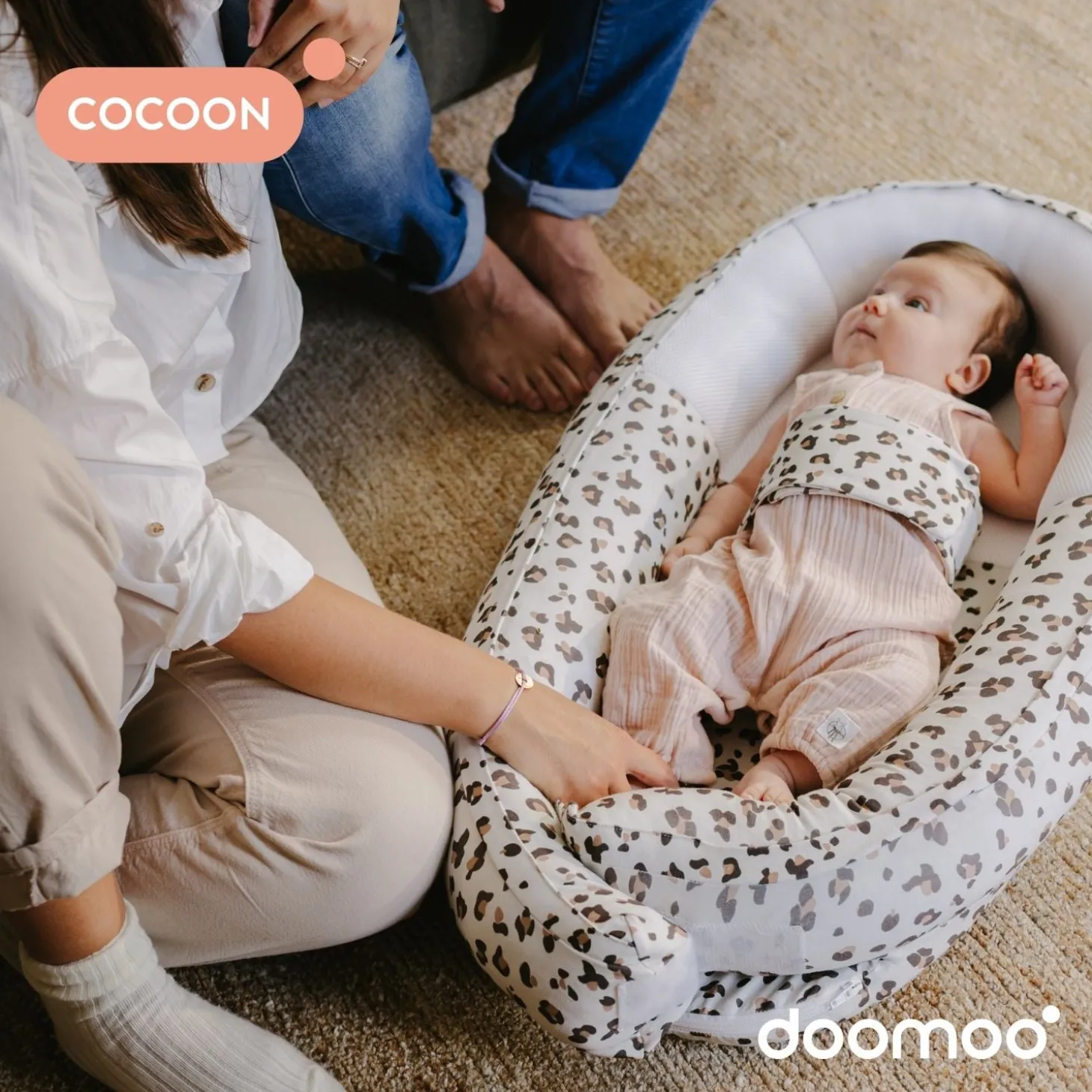 Doomoo Réducteur Cocoon Tetra Leopard Cream