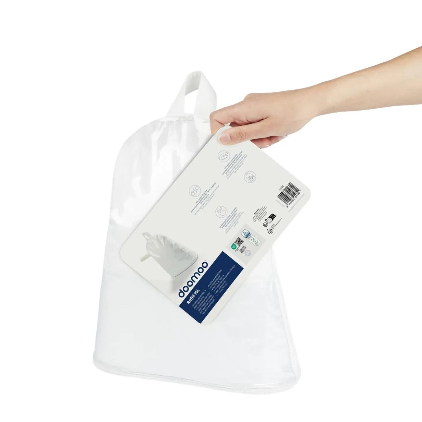 Doomoo Recharge pour coussin d'allaitement Blanc