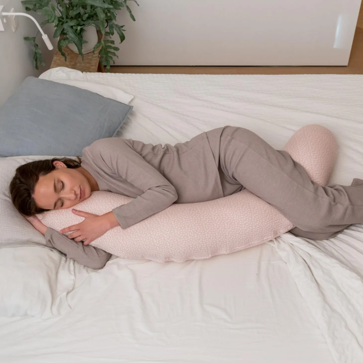 Doomoo Recharge pour coussin d'allaitement Blanc