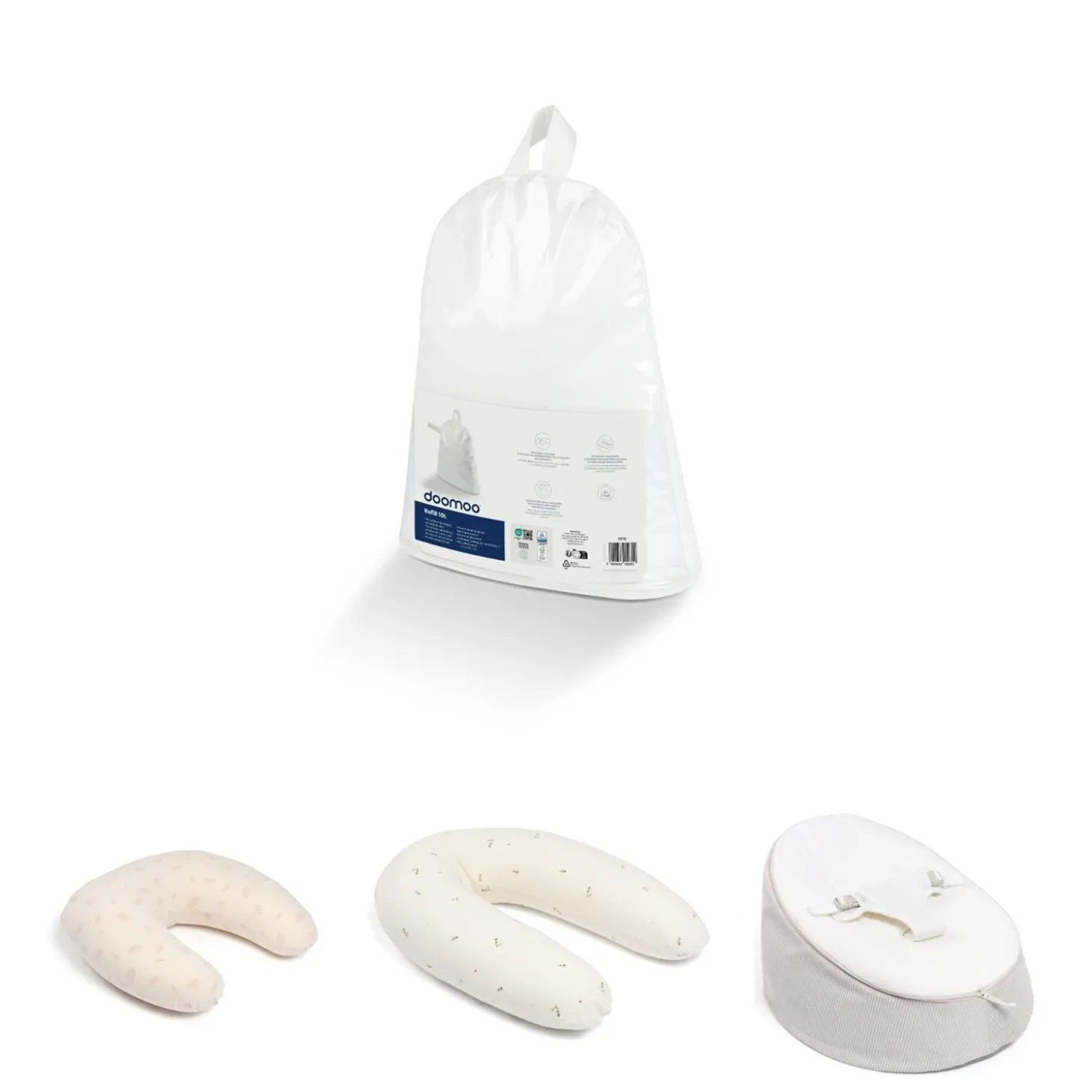 Doomoo Recharge pour coussin d'allaitement Blanc