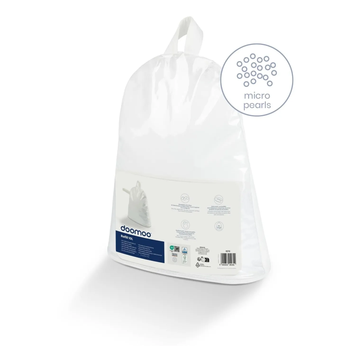 Doomoo Recharge pour coussin d'allaitement Blanc