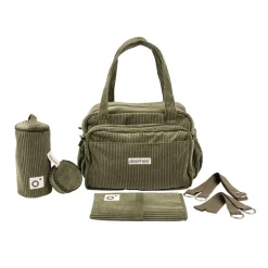 Doomoo                    Sac à Langer Fluffy    Corduroy Kaki