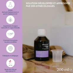 Doomoo                    Solution Nettoyante & Apaisante    Blanc