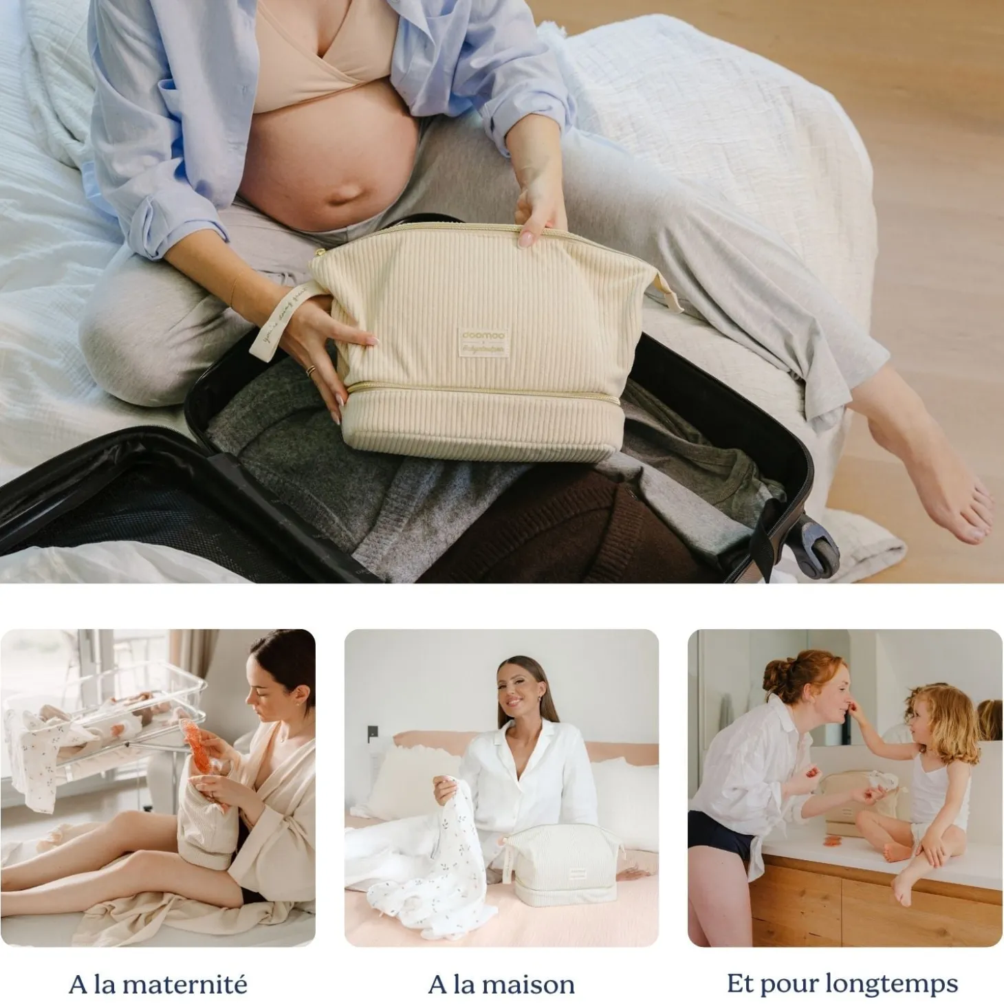 Doomoo Trousse de Maternité Mommy Vanity Sand