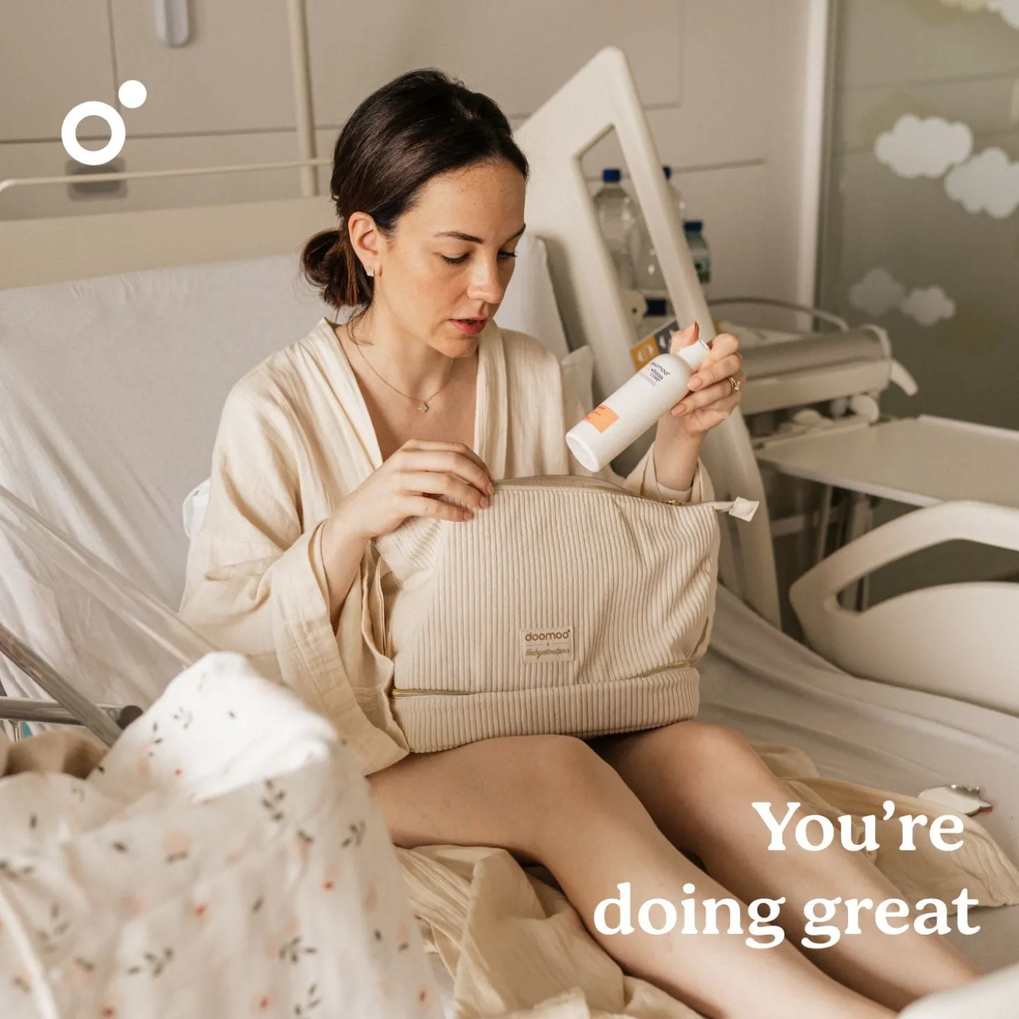 Doomoo Trousse de Maternité Mommy Vanity Sand