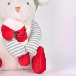 Doudou & Compagnie                    Assortiment de 6 peluches Les Souris Boules de Neige    Multicolore