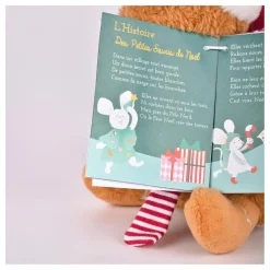 Doudou & Compagnie                    Assortiment de 6 peluches Les Souris Boules de Neige    Multicolore