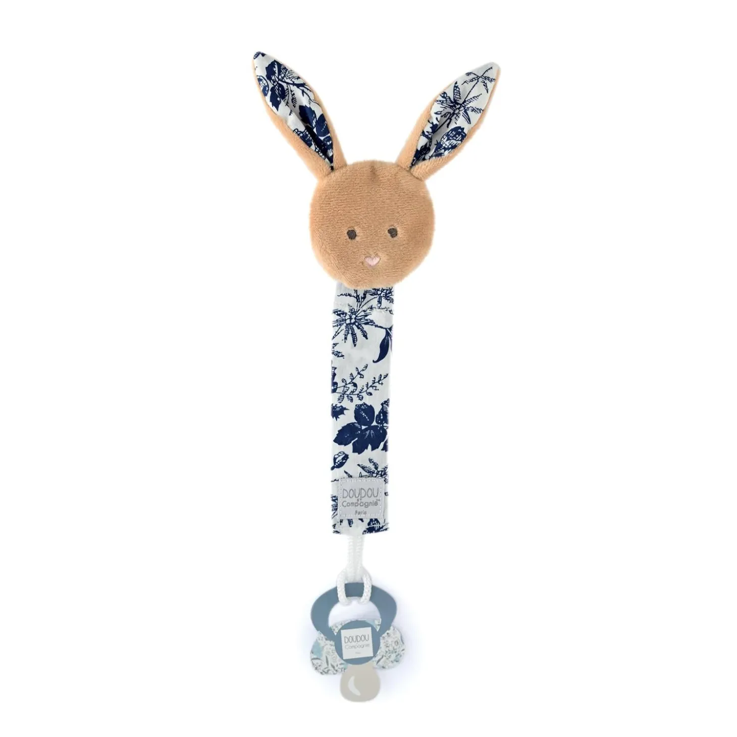 Doudou & Compagnie Attache sucette Bohaime assortis 18 cm