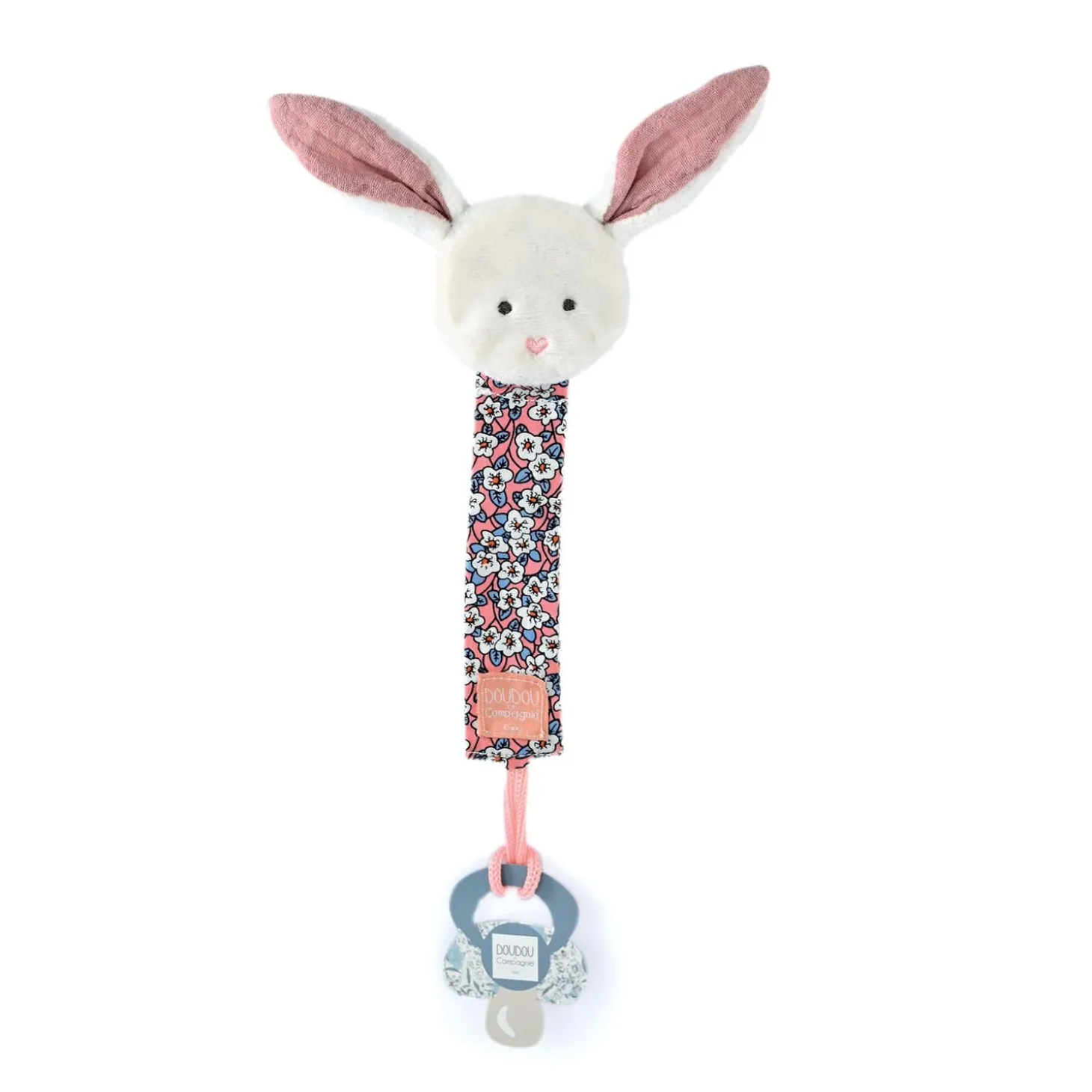 Doudou & Compagnie Attache sucette Bohaime assortis 18 cm