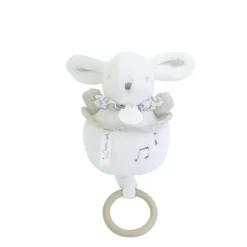 Doudou & Compagnie                    Boite à musique Lapin Doudou    Blanc            20 cm