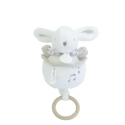 Doudou & Compagnie                    Boite à musique Lapin Doudou    Blanc            20 cm