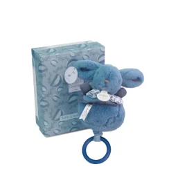 Doudou & Compagnie                    Boite à musique Lapin Doudou    Bleu            20 cm