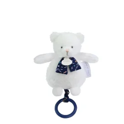 Doudou & Compagnie                    Boite à musique Ours Clair de lune    Blanc            17 cm