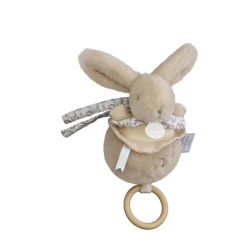Doudou & Compagnie                    Boite à musique Lapin Doudou    Beige            20 cm
