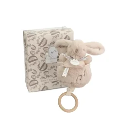 Doudou & Compagnie                    Boite à musique Lapin Doudou    Beige            20 cm