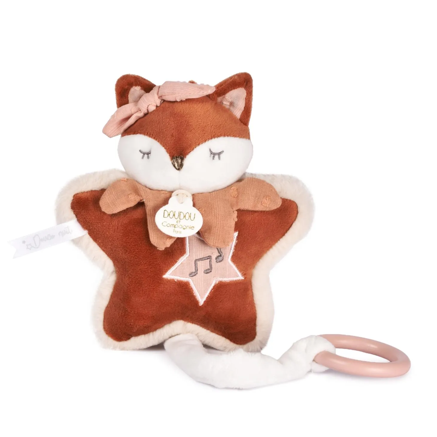 Doudou & Compagnie Boite à musique Mina Marron
