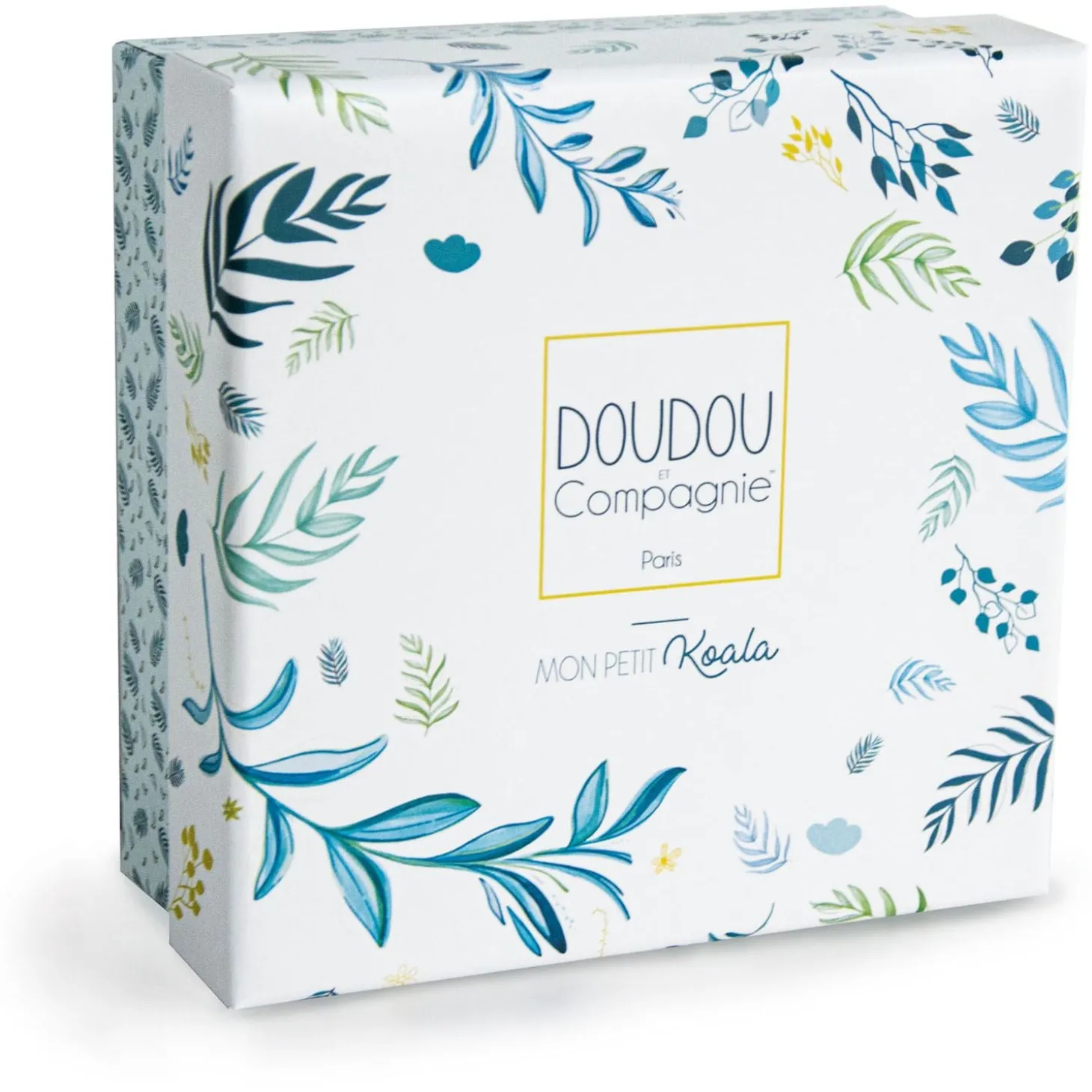Doudou & Compagnie Chaussons avec hochet Yoca le Koala 0-6 mois