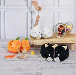 Doudou & Compagnie                    Chaussons Chat    Noir            0-6 mois