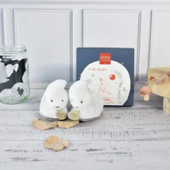 Doudou & Compagnie Chaussons Fantôme Blanc 0-6 mois