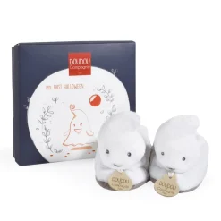 Doudou & Compagnie Chaussons Fantôme Blanc 0-6 mois