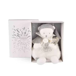 Doudou & Compagnie Doudou 25 ans cape ours Argent 25 cm