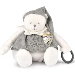 Doudou & Compagnie                    Doudou 25 ans ours pantin d'activités    Argent            30 cm