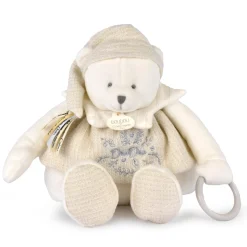 Doudou & Compagnie                    Doudou 25 ans ours pantin d'activités    Blanc            30 cm
