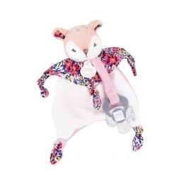 Doudou & Compagnie                    Doudou attache sucette Boh'aime- Faon    Rose