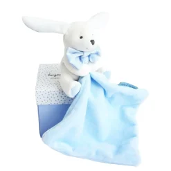 Doudou & Compagnie Doudou avec mouchoir Lapin 10 cm