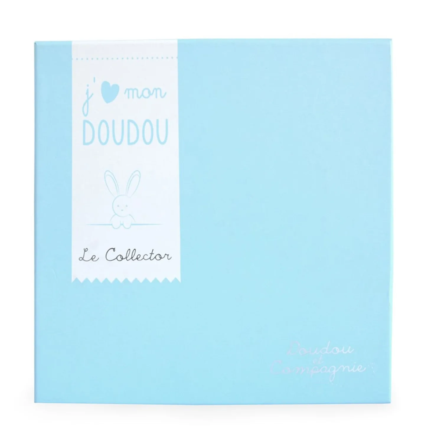 Doudou & Compagnie Doudou collector J'aime mon doudou Ours Bleu 24 cm
