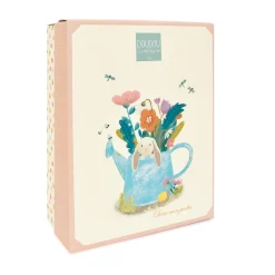 Doudou & Compagnie                    Doudou lapin ciboulette Hochet    Rose