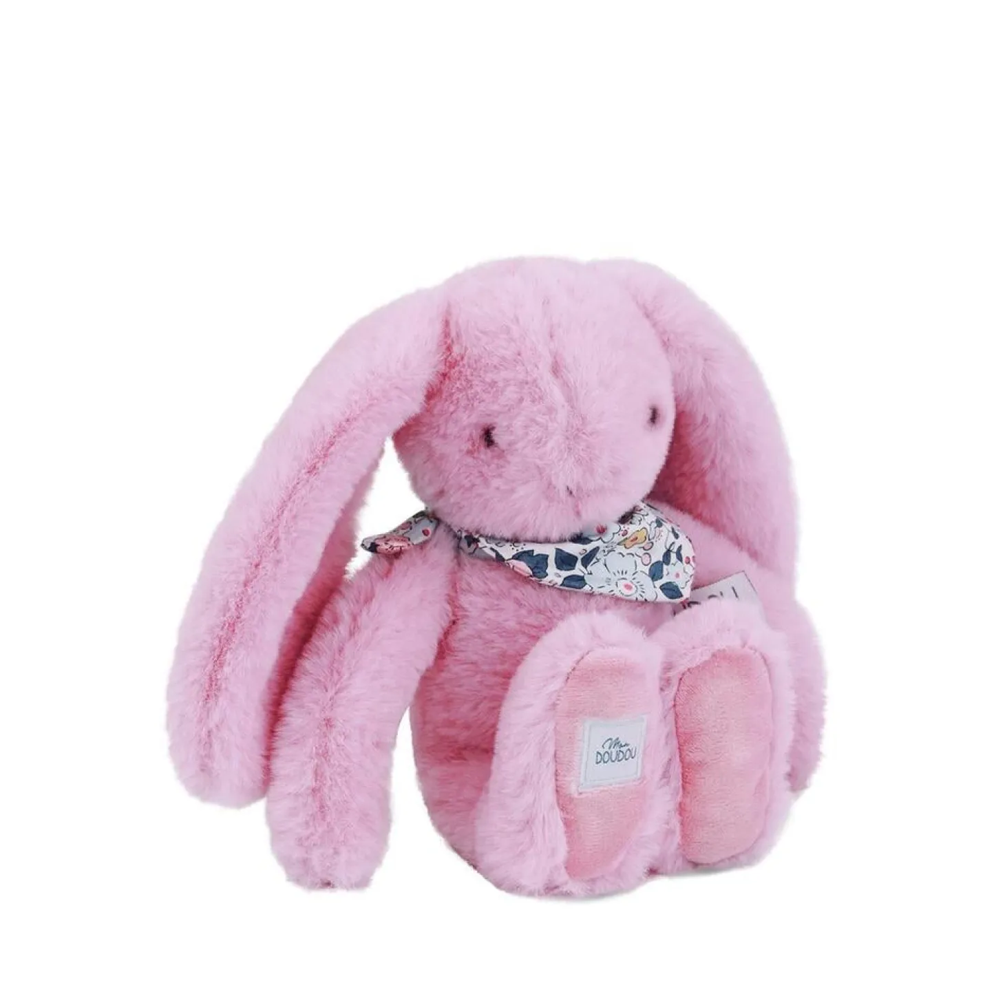 Doudou & Compagnie Doudou Lapin Fleurette Rose